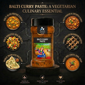Balti Curry Paste | Traditional Spiced Gravy Base | No Artificial Colours | Natural Ingredients | 365 Spicery