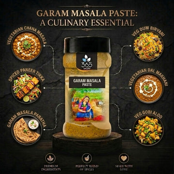 Garam Masala Paste | Warm Aromatic Spice Infusion | No MSG | Premium Quality | Vegan | Made in India | 365 Spicery