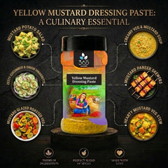 YELLOW MUSTARD DRESSING PASTE | Tangy Condiment | Vegan | Gluten-Free | 365 Spicery