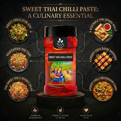 Sweet Thai Chilli Paste | Balanced Tangy Sauce | Vegan | No Artificial Flavours | 365 Spicery