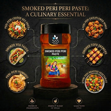 SMOKED PERI PERI PASTE | Spicy Marinade | Vegan | No MSG | Premium Quality | 365 Spicery