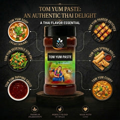 TOM YUM PASTE | Authentic Thai Soup Base | Vegan | No MSG | Premium Quality | 365 Spicery