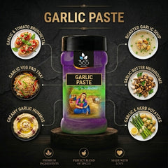 GARLIC PASTE | Fresh Aromatic Base | Vegan | No Artificial Flavours | Premium Quality | 365 Spicery