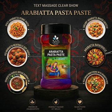 ARABIATTA PASTA PASTE | Spicy Tomato Sauce Base | Vegan | No Artificial Colours | 365 Spicery