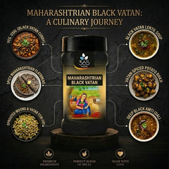 MAHARASHTRIAN BLACK VATAN | Authentic Roasted Spice Base | Vegan | No Artificial Colours | 365 Spicery
