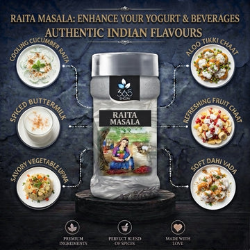 Raita Masala | Refreshing Yogurt Dip Seasoning | Natural Ingredients | No MSG | 365 Spicery