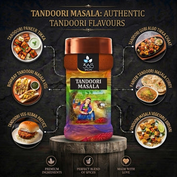 Tandoori Masala | Smoky Clay Oven Spice Blend | Vegan | No Artificial Colours | 365 Spicery