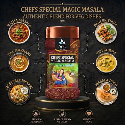 Chef's Special Magic Masala | Versatile All-Purpose Blend | Vegan | Premium Quality | 365 Spicery