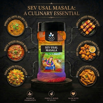 Sev Usal Masala | Authentic Street Food Spice Mix | Vegan | No Artificial Flavours | 365 Spicery
