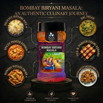Bombay Biryani Masala | Aromatic Layered Rice Seasoning | Gluten-Free | Natural Ingredients | 365 Spicery