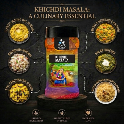 Khichdi Masala | Savory Comfort Food Spice Seasoning | Vegan | Gluten-Free | No Artificial Flavours | 365 Spicery
