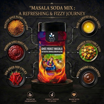 Masala Soda Mix | Refreshing Tangy Fizzy Drink Seasoning | Vegan | No Artificial Colours | No MSG | 365 Spicery