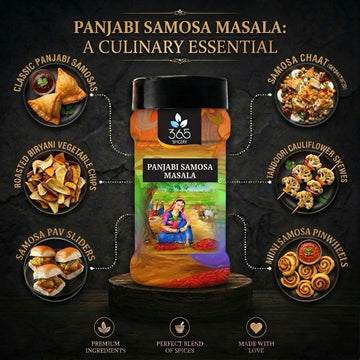 Punjabi Samosa Masala | Aromatic Potato Filling Spice Mix | Vegan | No Artificial Flavours | Premium Quality | 365 Spicery