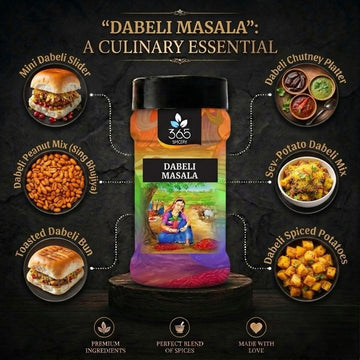 Dabeli Masala | Traditional Gujarati Sweet & Spicy Blend | Vegan | Gluten-Free | No Artificial Flavours | 365 Spicery