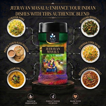 Jeeravan Masala | Tangy Indore Style Chaat Spice | Premium Quality | No MSG | 365 Spicery