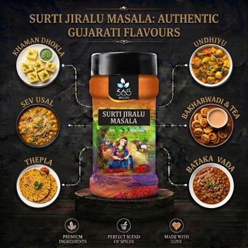 Surti Jiralu Masala | Premium Cumin Digestive Blend | Vegan | No Artificial Colours | 365 Spicery