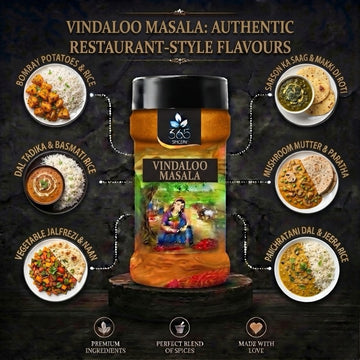 Vindaloo Masala | Bold Tangy Indian Gravy Blend | Gluten-Free | Natural Ingredients | 365 Spicery