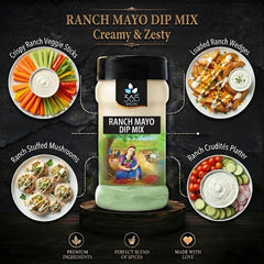RANCH MAYO DIP MIX | Classic Creamy Herb Blend | Natural Ingredients | No Artificial Colours | Vegan | 365 Spicery