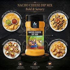 NACHO CHEESE DIP MIX | Creamy Savoury Blend | No Artificial Colours | Made in India | Party Favourite | 365 Spicery