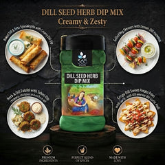 DILL SEED HERB DIP MIX | Fresh Aromatic Seasoning | Gluten-Free | No Artificial Flavours | Made in India | 365 Spicery