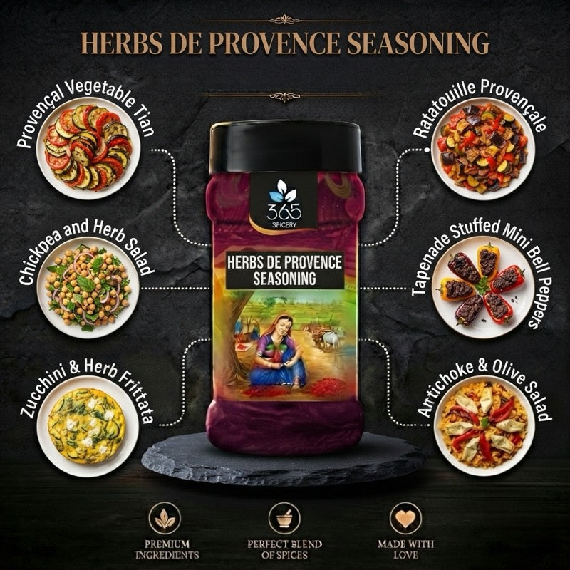 Herbs de Provence | Classic French Culinary Blend | Natural Ingredients | Gluten-Free | 365 Spicery
