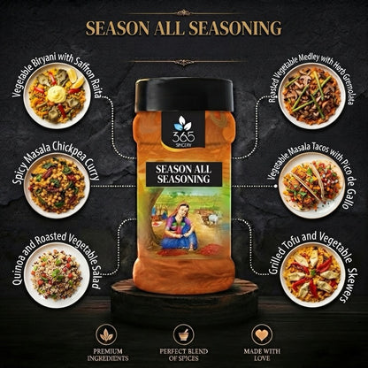 All Purpose Seasoning | Versatile Savory Kitchen Staple | Vegan | Natural Ingredients | 365 Spicery