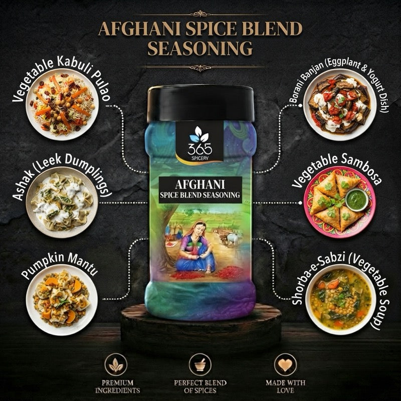 Afghani Spice Blend | Aromatic Middle Eastern Grill Rub | Vegan | Premium Quality | 365 Spicery