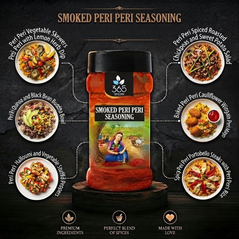 PERI PERI SEASONING | Fiery African Chilli Blend | No MSG | Gluten-Free | 365 Spicery
