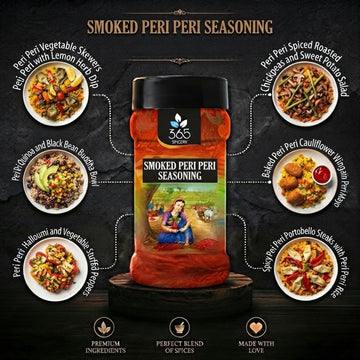 PERI PERI SEASONING | Fiery African Chilli Blend | No MSG | Gluten-Free | 365 Spicery