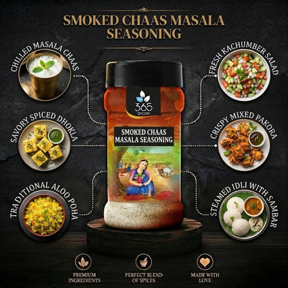 Smoked Chaas Masala | Tangy Buttermilk Spice Blend | Natural Ingredients | Vegan | 365 Spicery