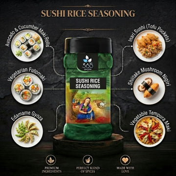 Sushi Rice Seasoning Mix | Authentic Japanese Flavour | No MSG | Premium Quality | 365 Spicery