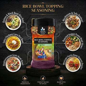 Rice Bowl Topping Seasoning | Savoury Umami Crunch | No Artificial Flavours | Gluten-Free | 365 Spicery