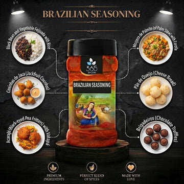 Brazillian Seasoning | Vibrant Exotic Spice Mix | No MSG | Premium Quality | 365 Spicery