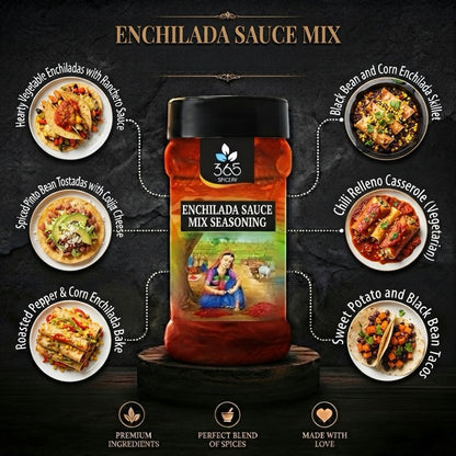 ENCHILADA SAUCE MIX | Authentic Mexican Flavour Base | No Artificial Colours | Vegan | 365 Spicery