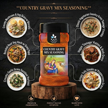 COUNTRY GRAVY MIX | Rich Savoury Sauce Base | No MSG | Premium Quality | 365 Spicery