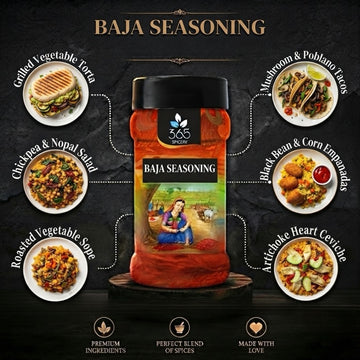 BAJA SEASONING | Coastal Inspired Street Food Blend | Vegan | No Artificial Flavours | 365 Spicery