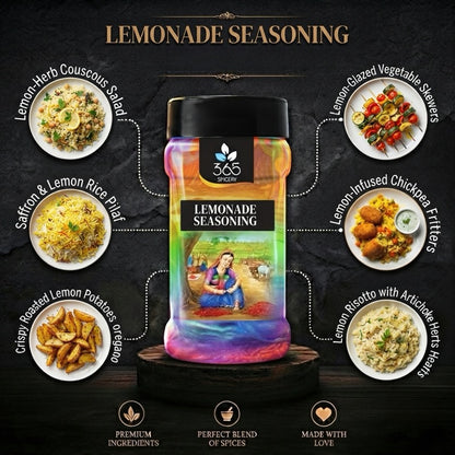Lemonade Seasoning | Refreshing Tangy Drink Mix | Natural Ingredients | Gluten-Free | 365 Spicery