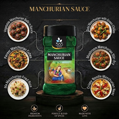 MANCHURIAN SAUCE | Authentic Indo-Chinese Flavor Base | Vegan | No Artificial Flavours | 365 Spicery