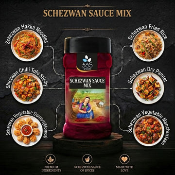 SCHEZWAN SAUCE MIX | Instant Indo-Chinese Flavor Base | No Artificial Colours | 365 Spicery