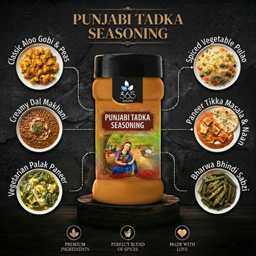 PUNJABI TADKA SEASONING | Authentic Spiced Indian Blend | Vegan | No Artificial Flavours | 365 Spicery