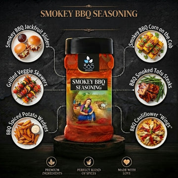 SMOKEY BBQ SEASONING | Rich Grill & Popcorn Spice | No MSG | Natural Ingredients | 365 Spicery