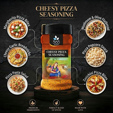 CHEESY PIZZA SEASONING | Italian Herb Blend | Vegan | No MSG | Natural Ingredients | 365 Spicery