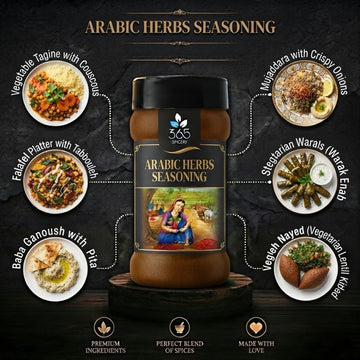 ARABIC HERBS SEASONING | Authentic Middle Eastern Blend | Premium Quality | No MSG | 365 Spicery