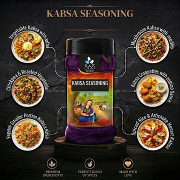 Kabsa Seasoning | Fragrant Middle Eastern Spice Mix | Natural Ingredients | Vegan | No Artificial Flavours | 365 Spicery