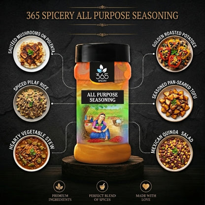 All Purpose Seasoning | Versatile Savory Kitchen Staple | Vegan | Natural Ingredients | 365 Spicery