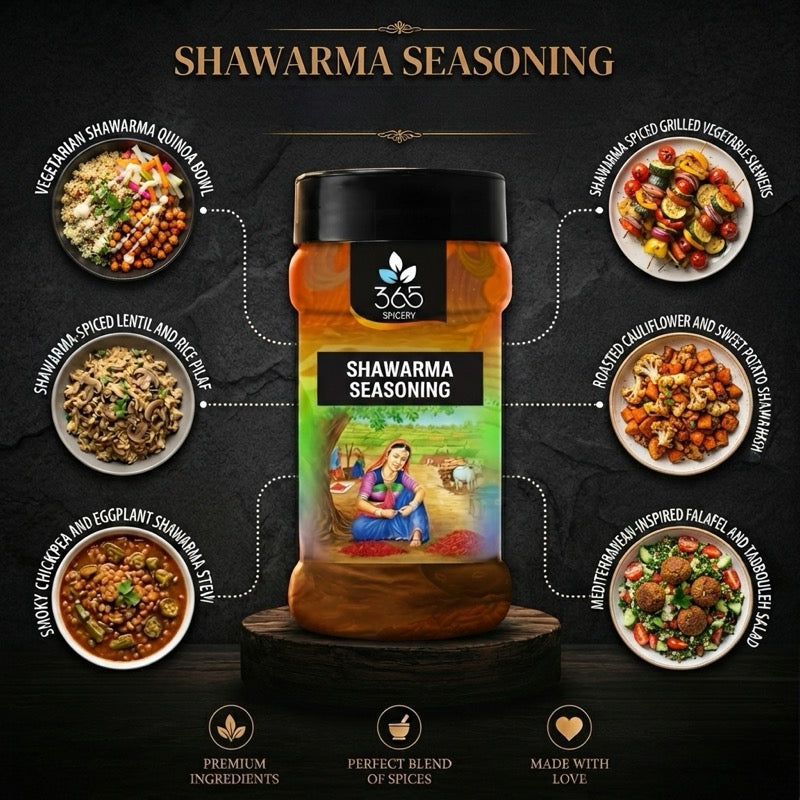 Shawarma Seasoning | Authentic Middle Eastern Grill Mix | Vegan | Natural Ingredients | 365 Spicery