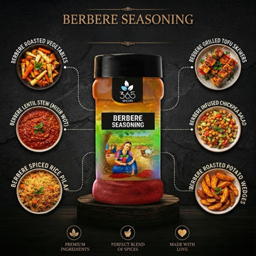 Berbere Seasoning | Bold Ethiopian Chili Blend | Vegan | No Artificial Flavours | 365 Spicery