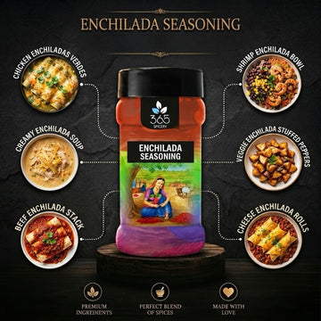 Enchilada Seasoning | Authentic Mexican Spice Blend | Gluten-Free | Natural Ingredients | 365 Spicery