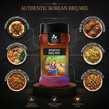 Korean BBQ Mix | Sweet & Savory Grill Seasoning | Vegan | No Artificial Flavours | 365 Spicery