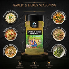 Garlic & Herbs Seasoning | Aromatic Blend for Grills & Snacks | Gluten-Free | Natural | 365 Spicery